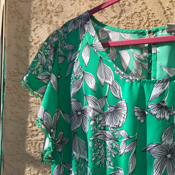 Floral Green Dress - Picture 3 of 7